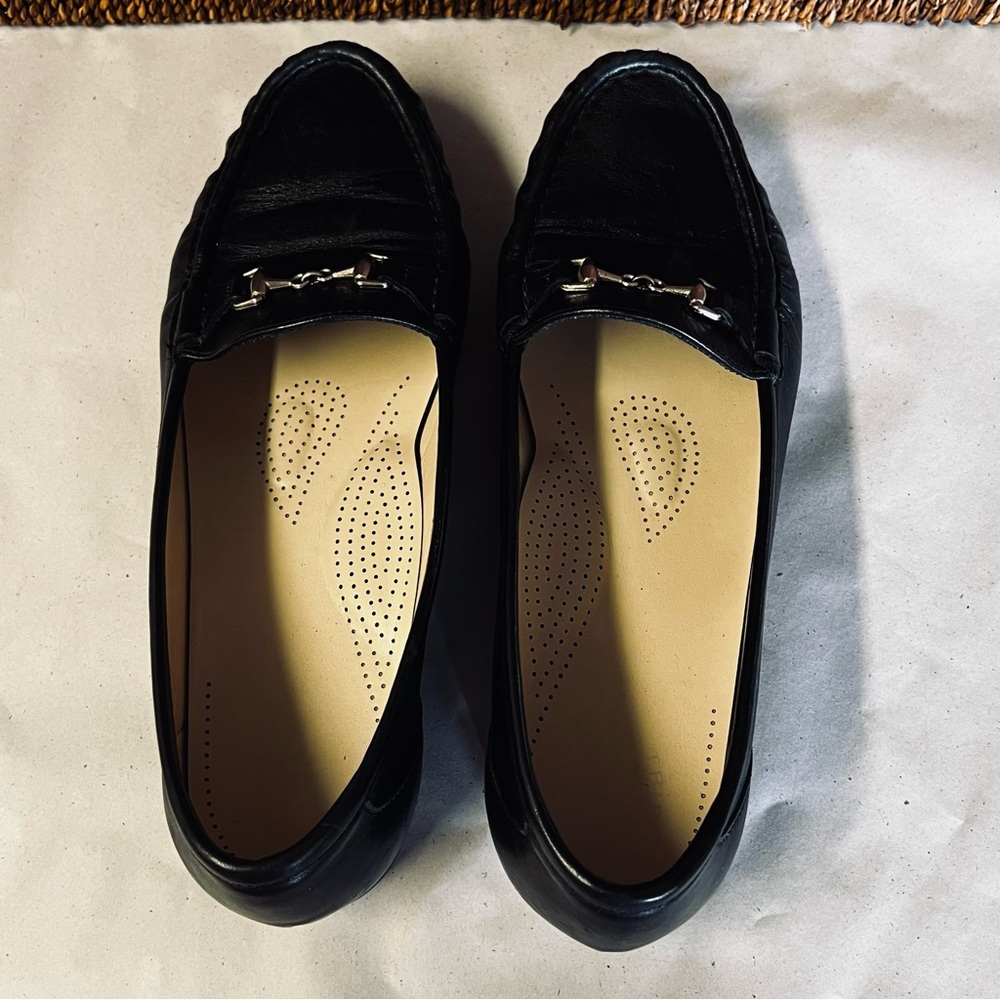 SAS Shoes Black Metro Slip On Loafer Size 10.5W EUC - Picture 6 of 7